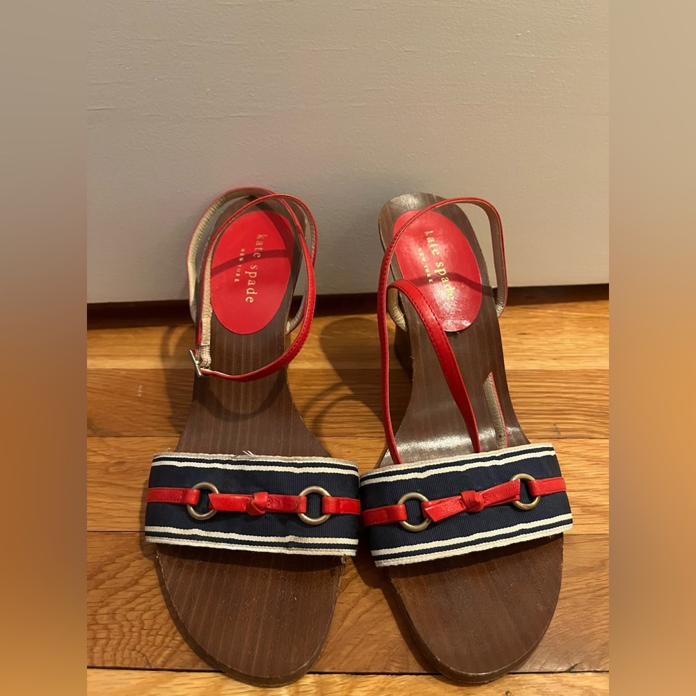 Authentic Kate Spade Wood Wedges